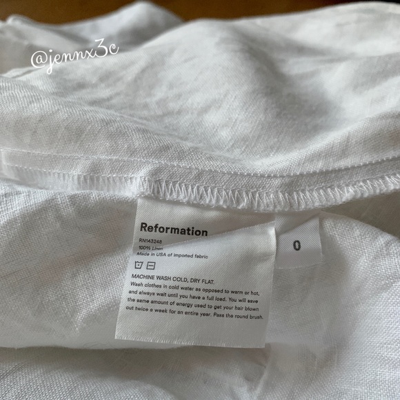 ❌[SOLD]❌Reformation Belgium Dress || White - Picture 13 of 16